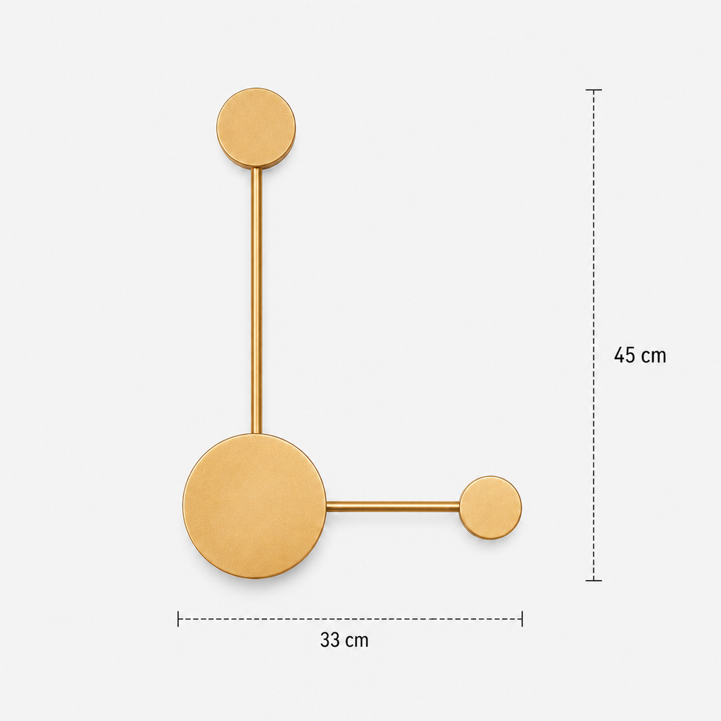 LED Wall Light - 2 Heads - Modern Molecular Sconce