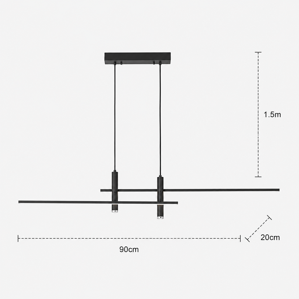 Linear LED Pendant Light - Dining Light