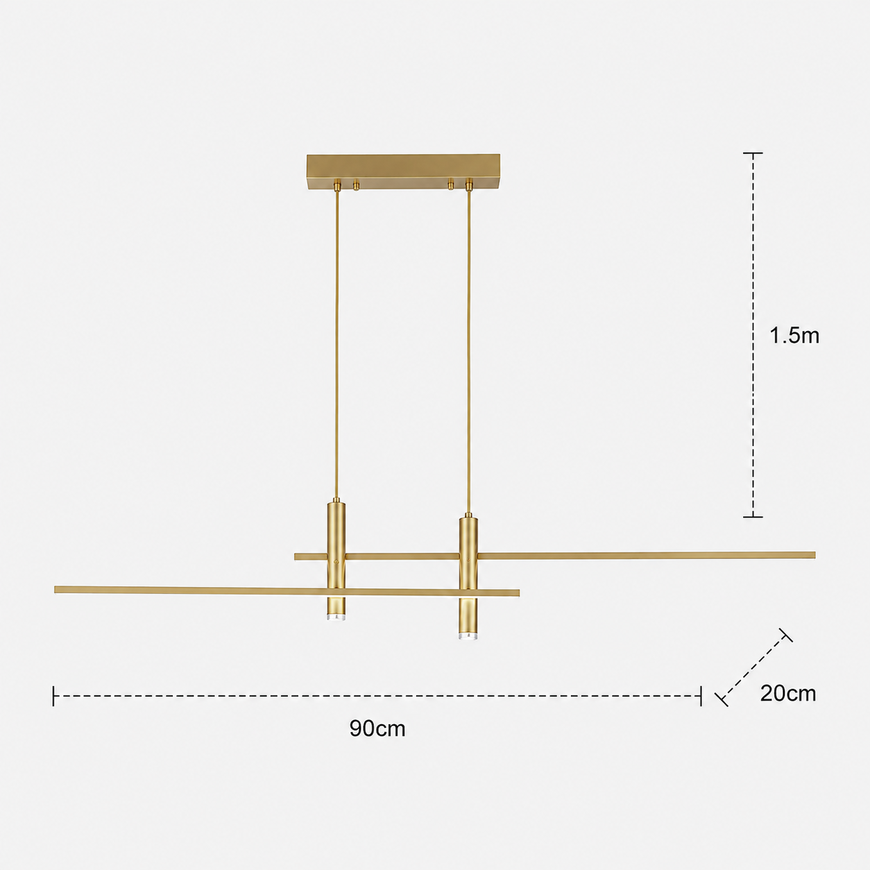 Linear LED Pendant Light - Dining Light