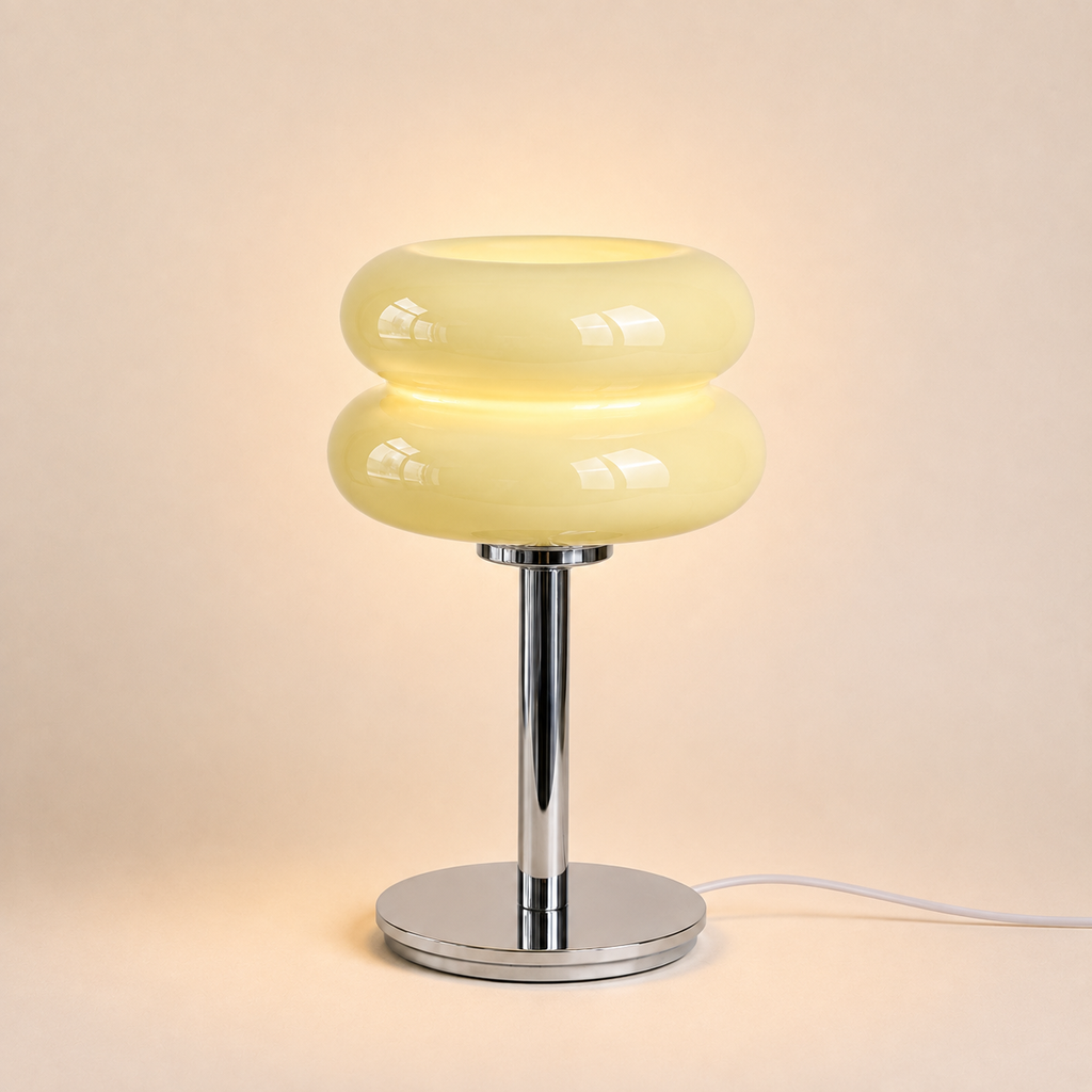 Macaron Glass USB Table Lamp - Colourful  Bedside Lamp