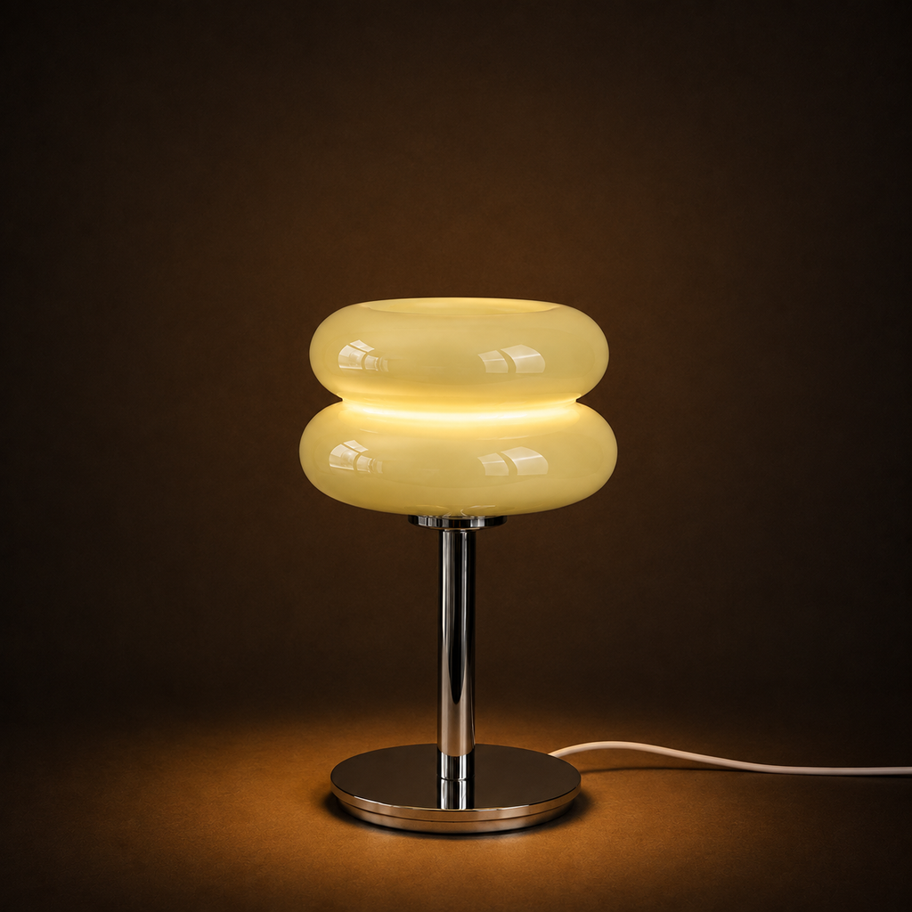 Macaron Glass USB Table Lamp - Colourful  Bedside Lamp