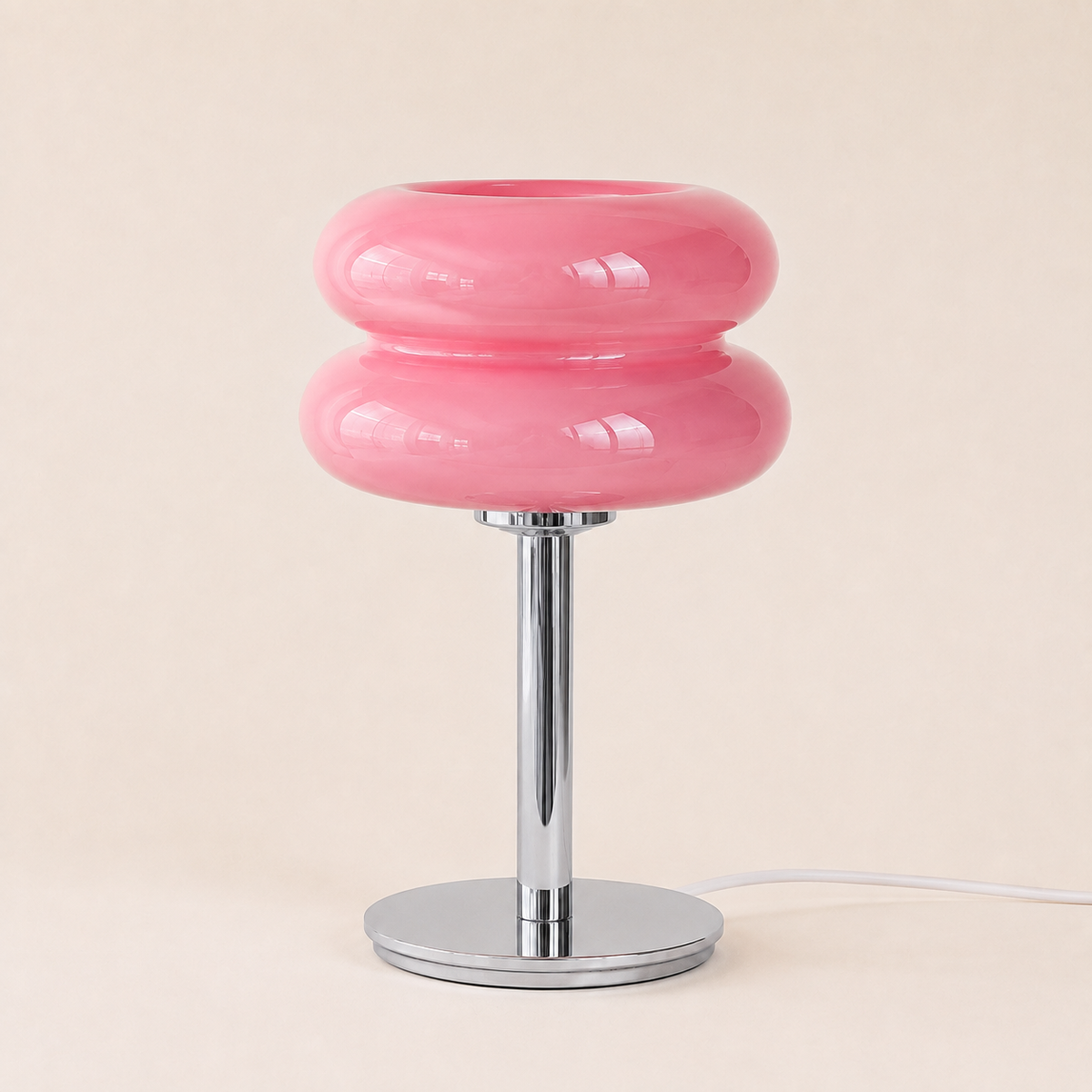 Macaron Glass USB Table Lamp - Colourful  Bedside Lamp