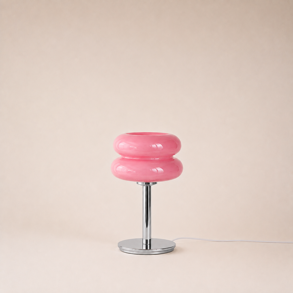 Macaron Glass USB Table Lamp - Colourful  Bedside Lamp