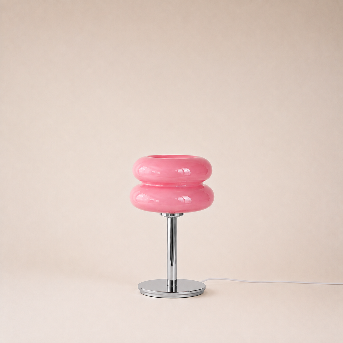 Macaron Glass USB Table Lamp - Colourful  Bedside Lamp