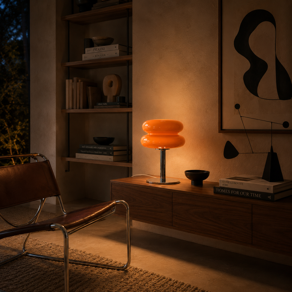 Macaron Glass USB Table Lamp - Colourful  Bedside Lamp