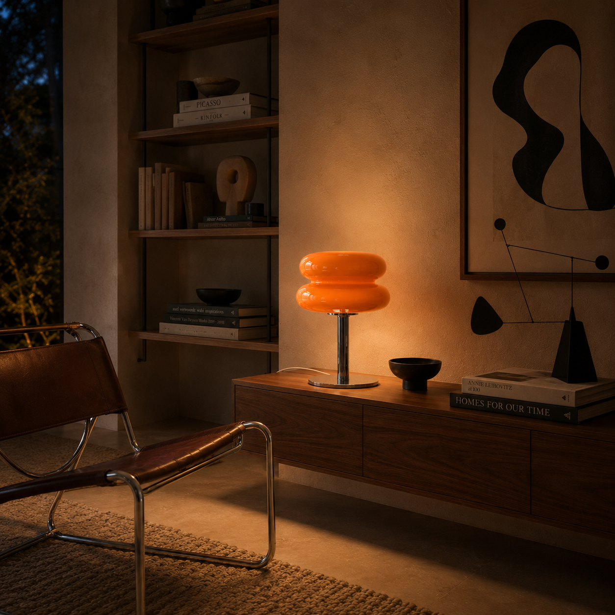 Macaron Glass USB Table Lamp - Colourful  Bedside Lamp