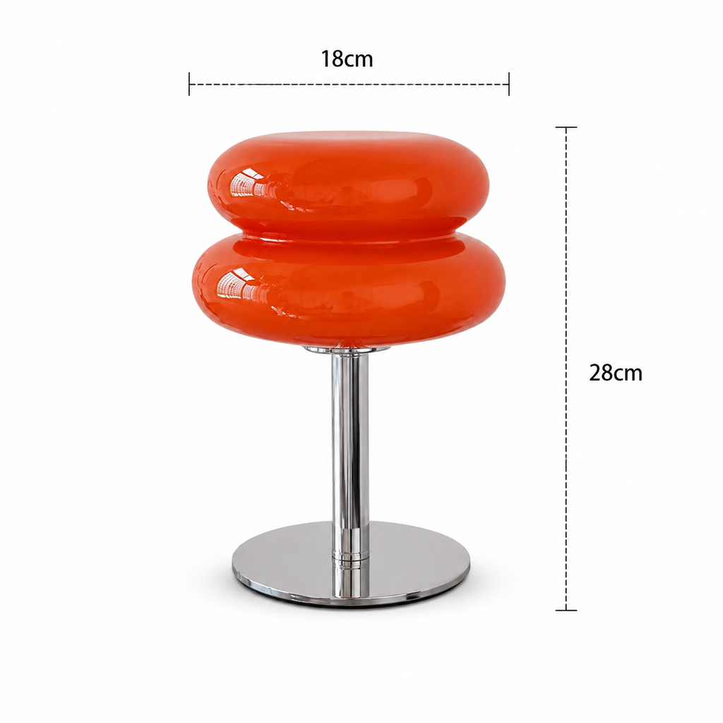 Macaron Glass USB Table Lamp - Colourful  Bedside Lamp