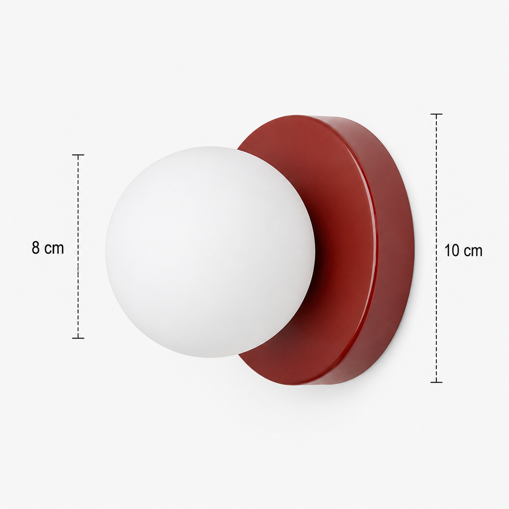 Macaron Wall Light - Colourful Ball Sconce