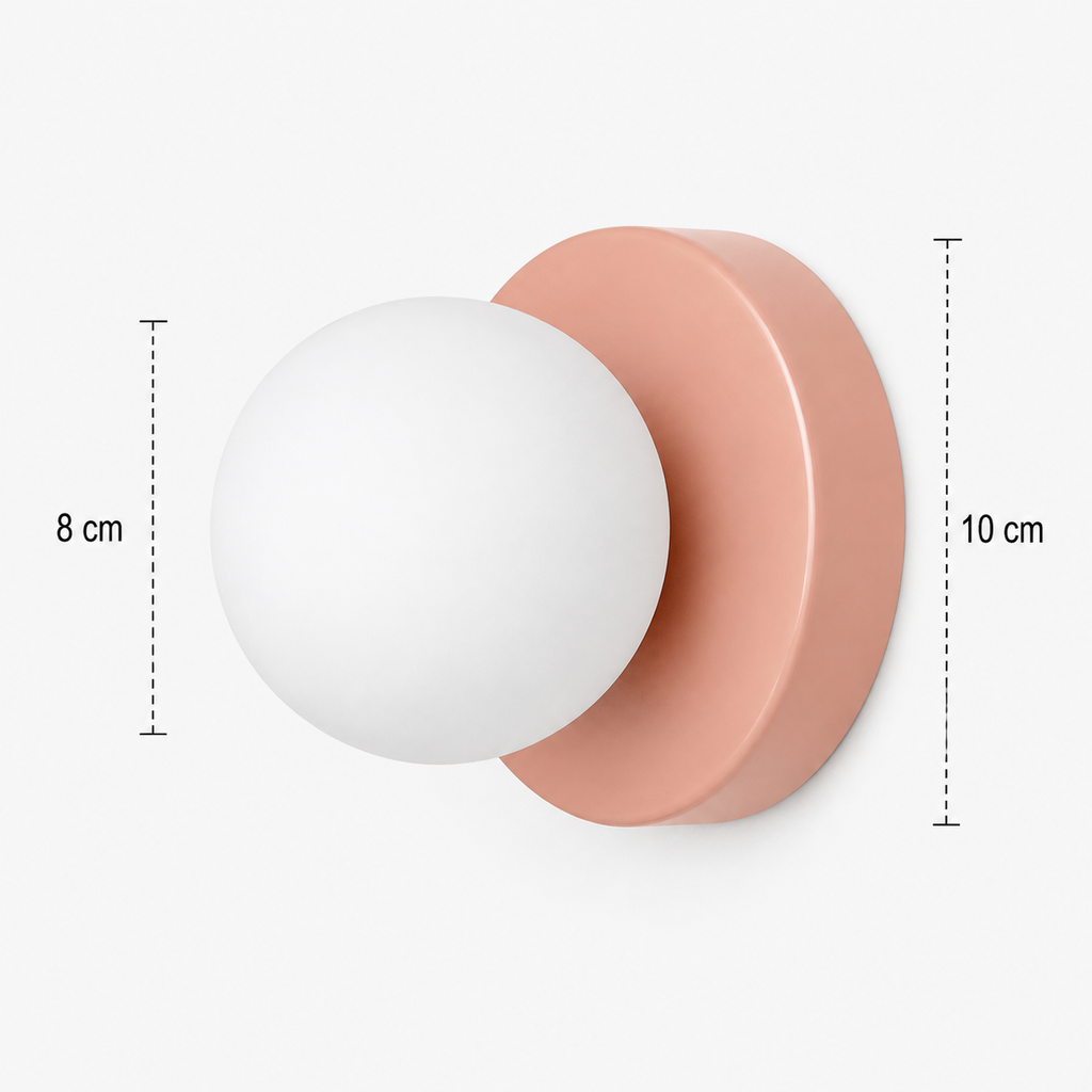 Macaron Wall Light - Colourful Ball Sconce