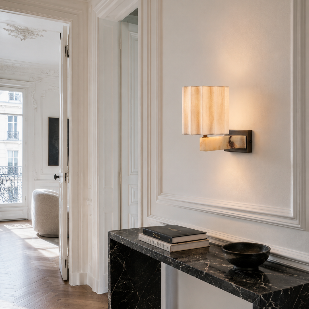Marble Wall Light - Danish Design LED Bedside Sconce