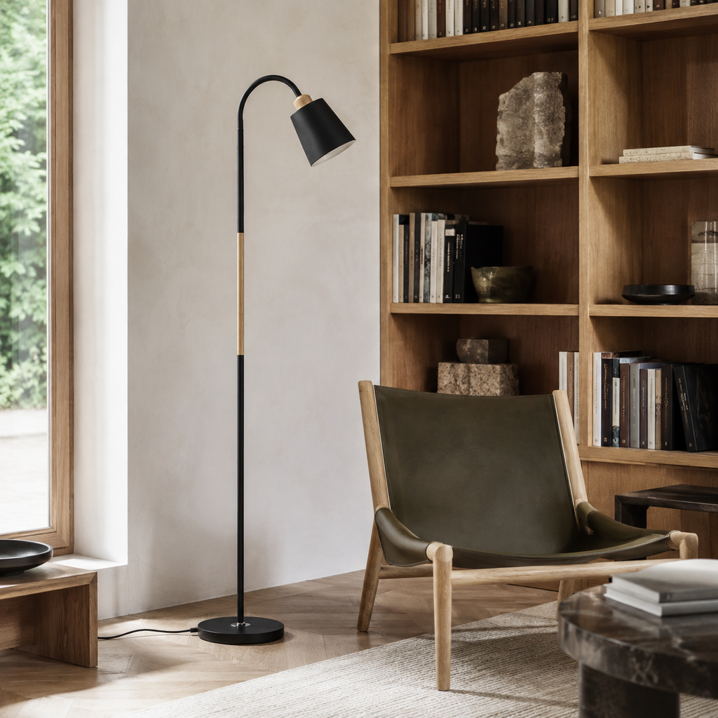 Nordic Floor Lamp - Adjustable Living Room Reading Lamp