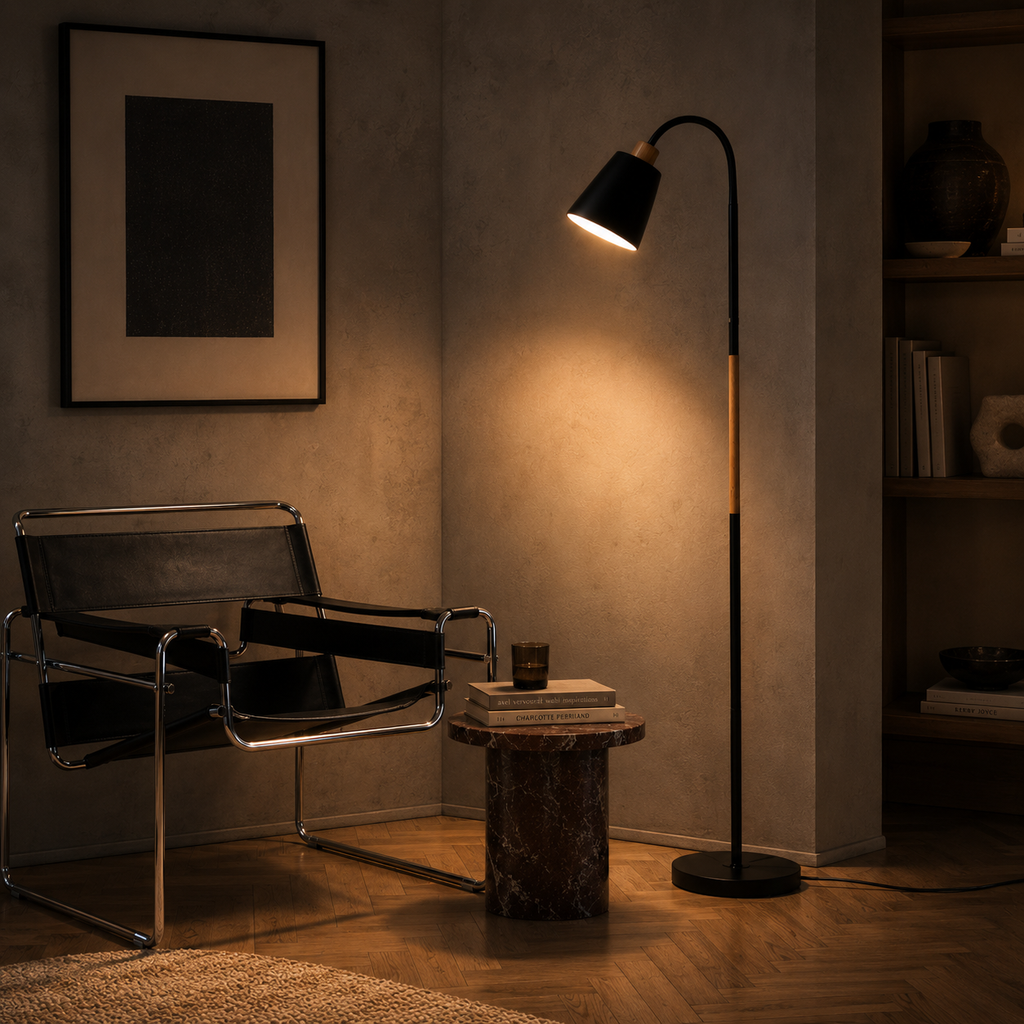Nordic Floor Lamp - Adjustable Living Room Reading Lamp