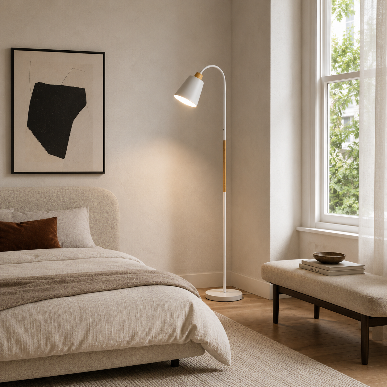 Nordic Floor Lamp - Adjustable Living Room Reading Lamp