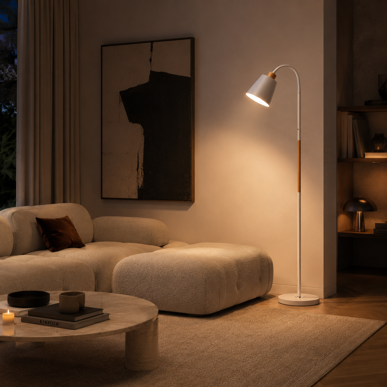 Nordic Floor Lamp - Adjustable Living Room Reading Lamp