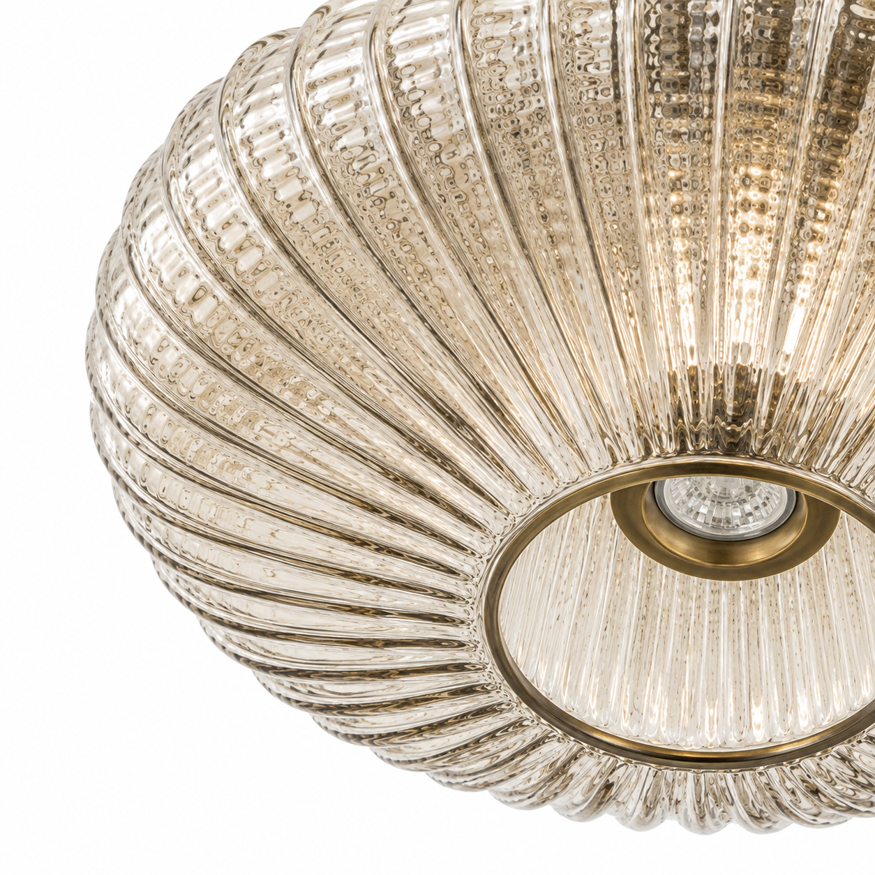 Nordic Glass Ceiling Light - Retro Flush Mount Light
