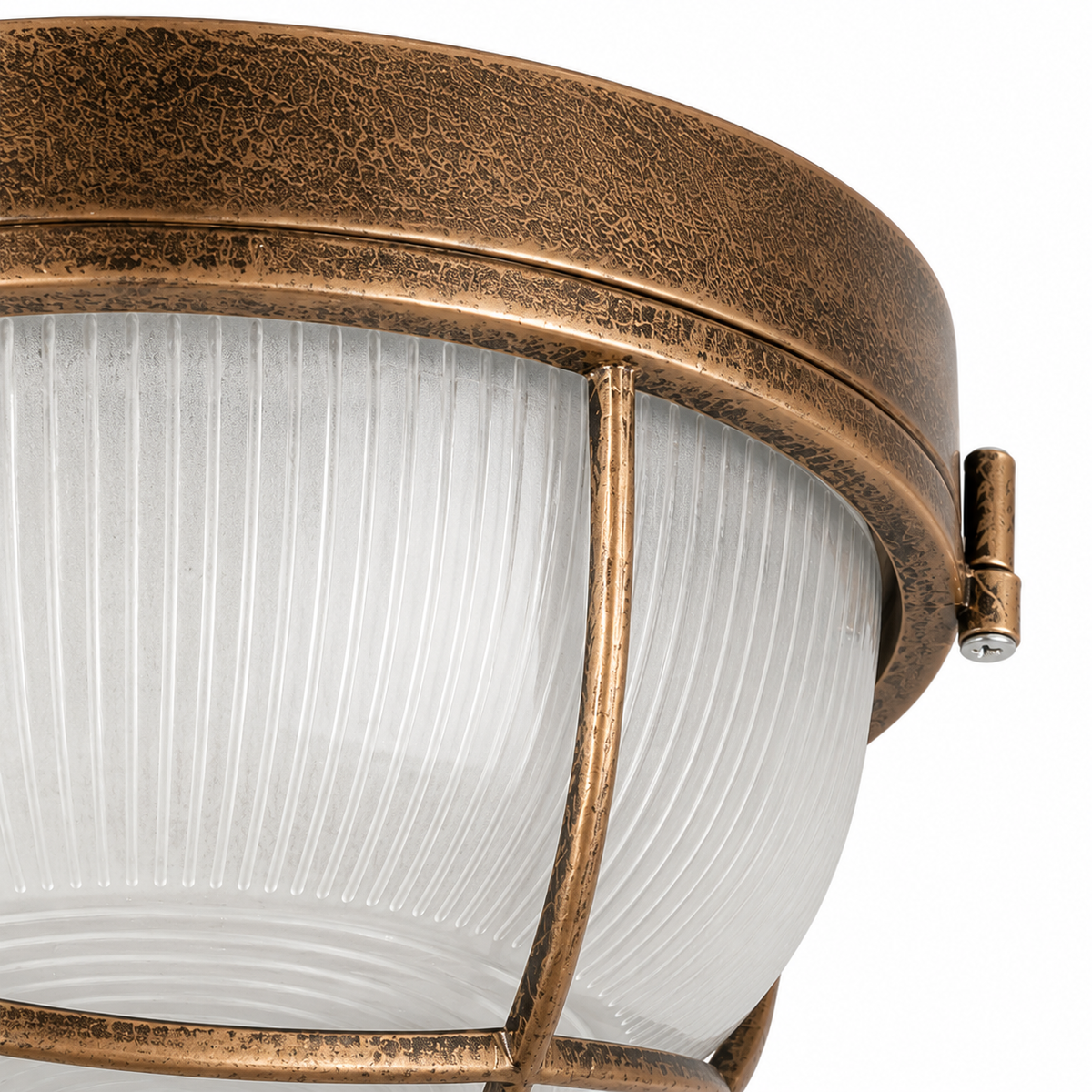 Outdoor Ceiling Light - Vintage Glass Porch Lantern