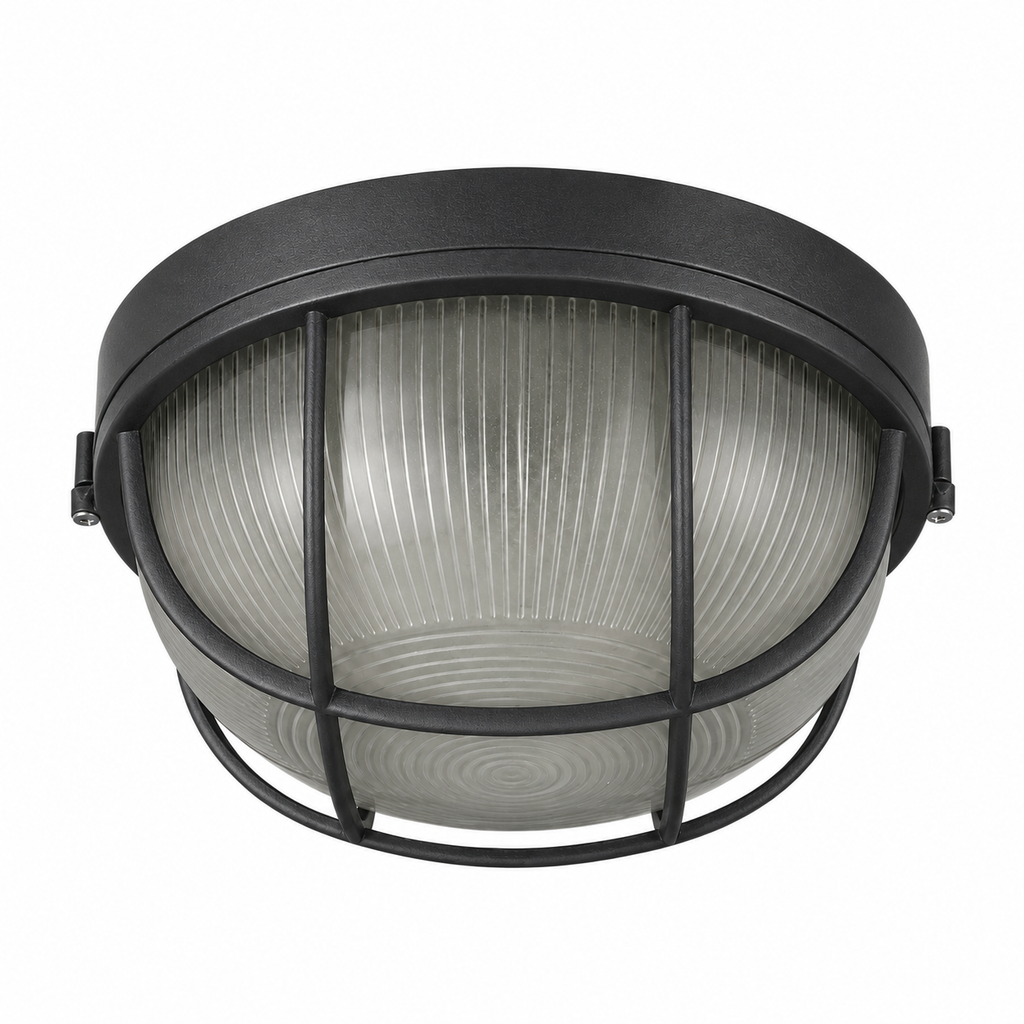 Outdoor Ceiling Light - Vintage Glass Porch Lantern