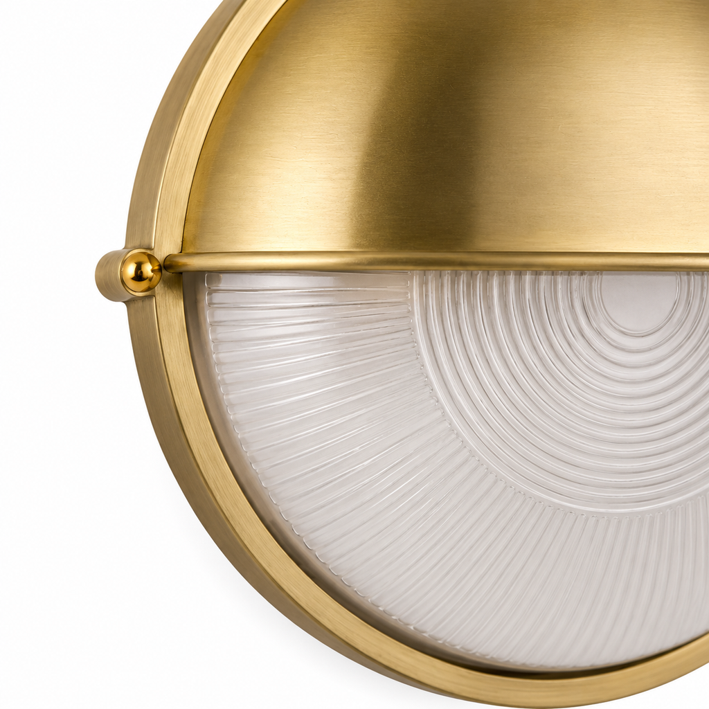 Outdoor Wall Light - French Retro Courtyard Lantern Round Style
