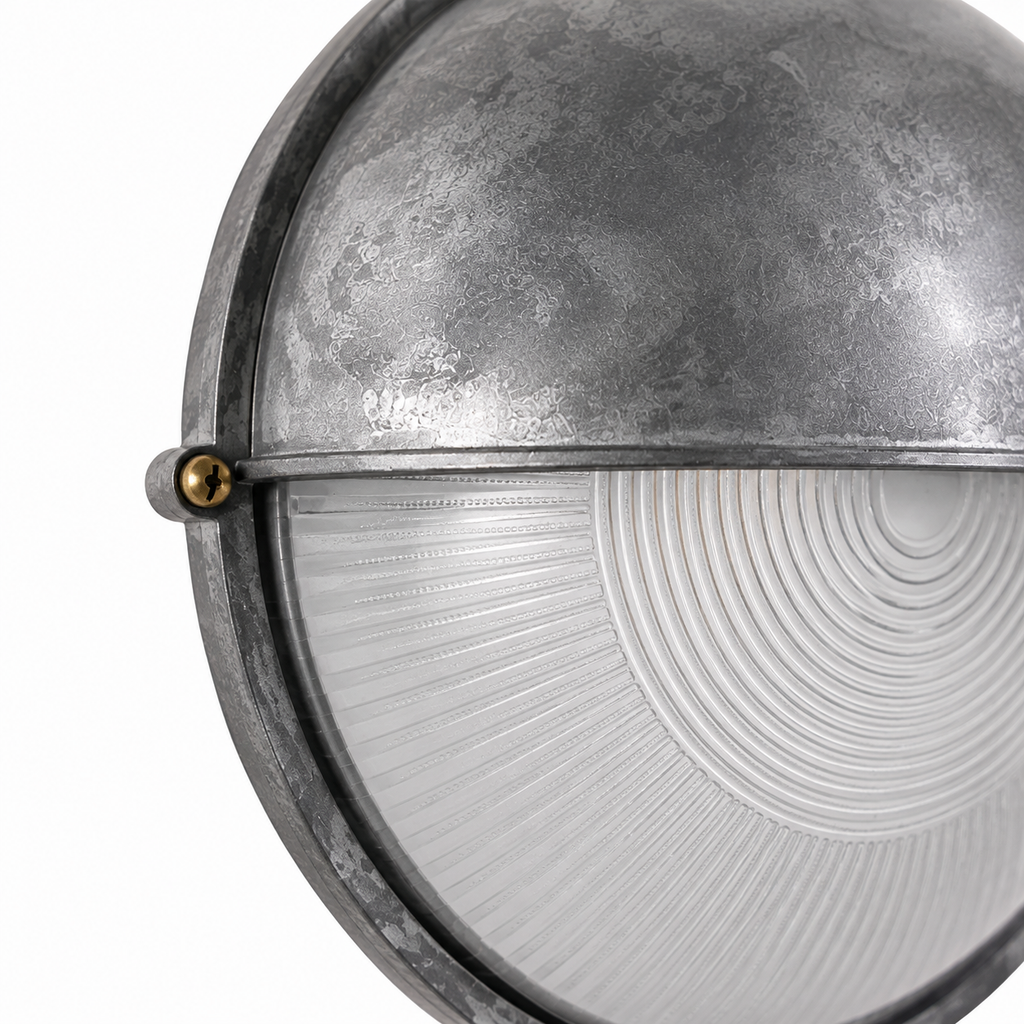 Outdoor Wall Light - French Retro Courtyard Lantern Round Style