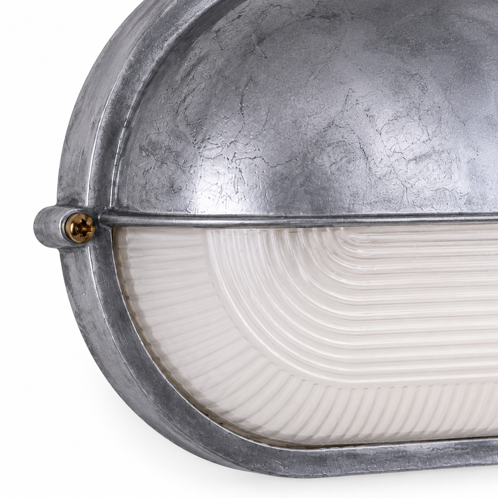 Outdoor Wall Light - French Retro Courtyard Lantern Oval Style