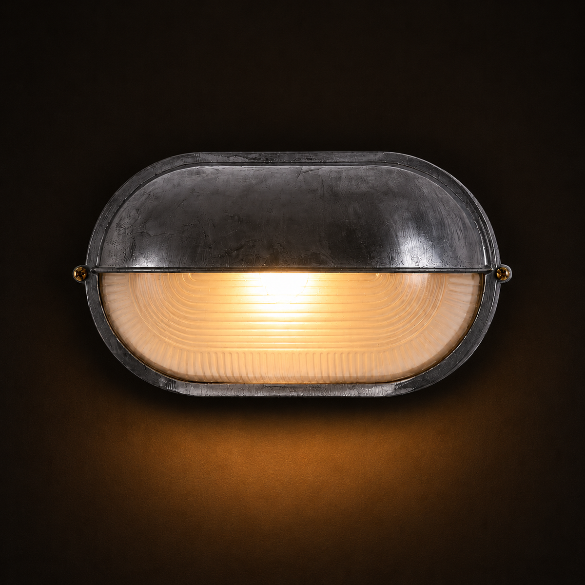 Outdoor Wall Light - French Retro Courtyard Lantern Oval Style