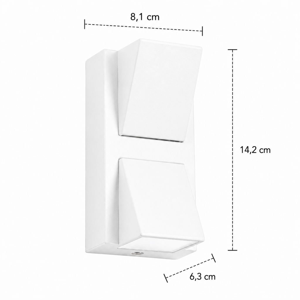 Outdoor Wall Light - IP65 Waterproof Garden Porch Light 10W