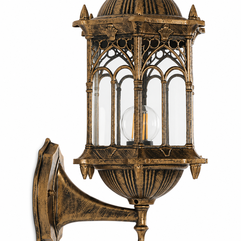Outdoor Wall Light - Retro E27 Garden Gateway Lantern