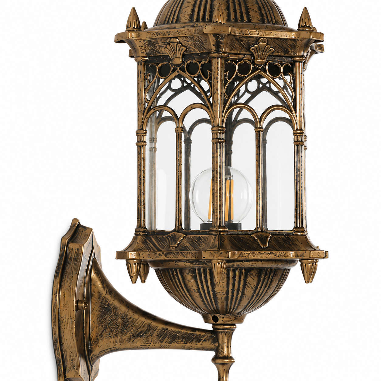 Outdoor Wall Light - Retro E27 Garden Gateway Lantern