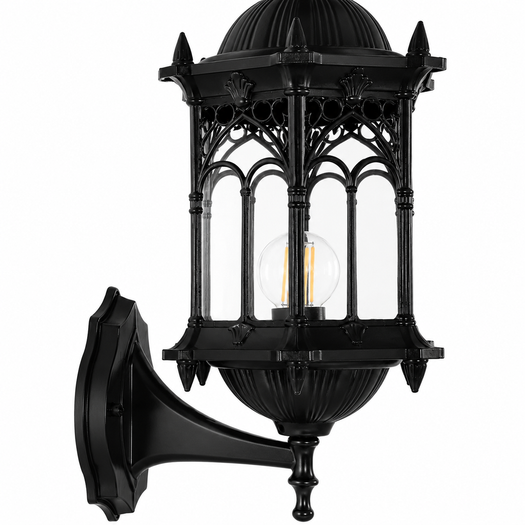 Outdoor Wall Light - Retro E27 Garden Gateway Lantern