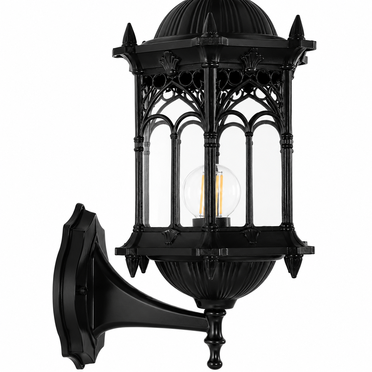 Outdoor Wall Light - Retro E27 Garden Gateway Lantern