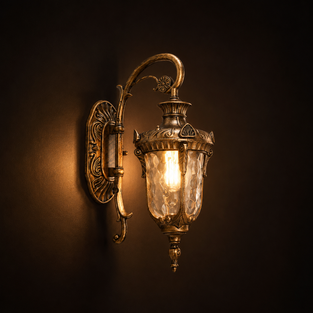 Outdoor Wall Light - Retro Garden Porch Lantern