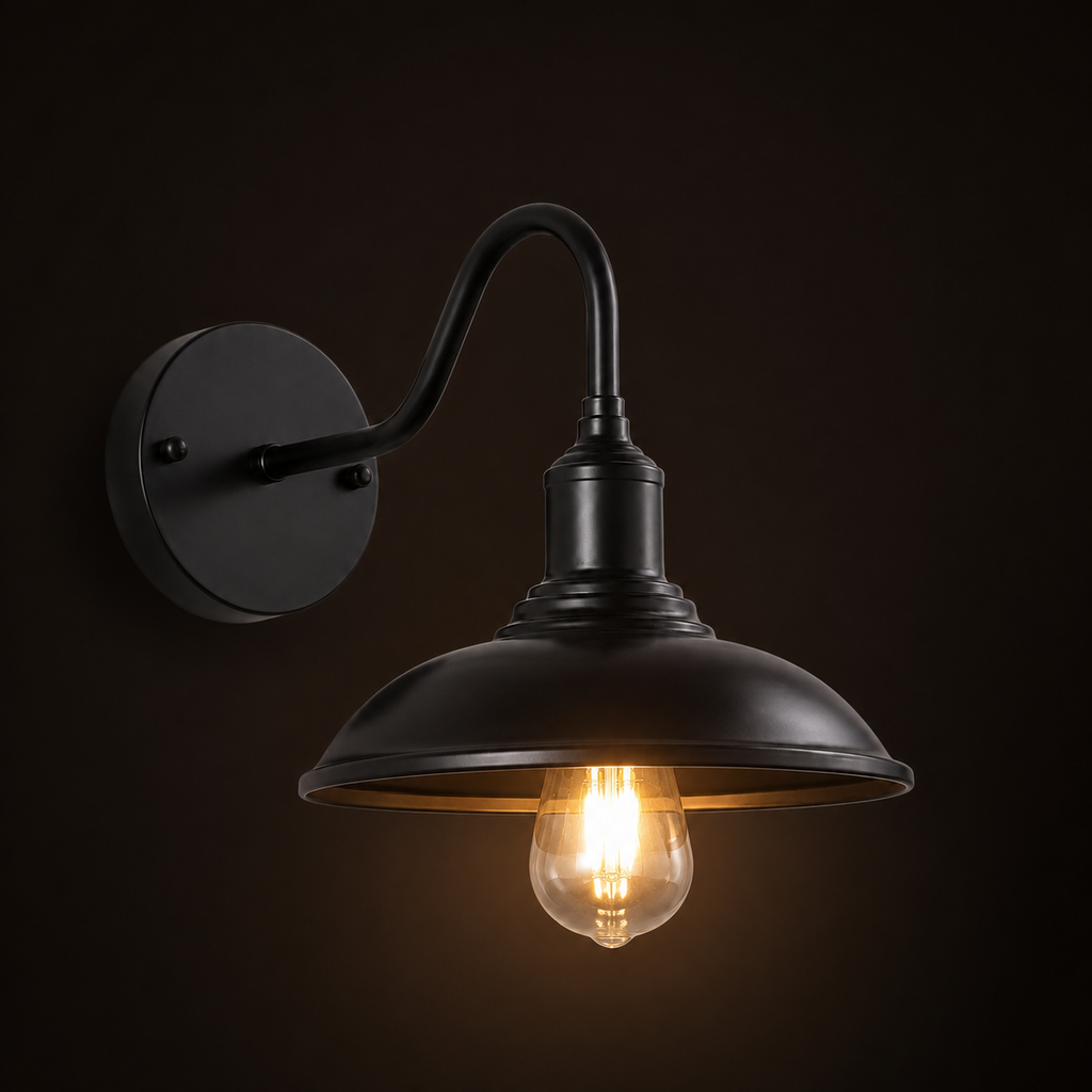 Outdoor Wall Light - Vintage Industrial Courtyard Lantern
