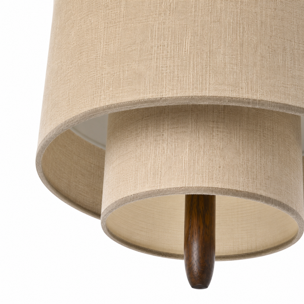 Pebble Pendant Light - Boho Layered Fabric Kitchen and Dining Light
