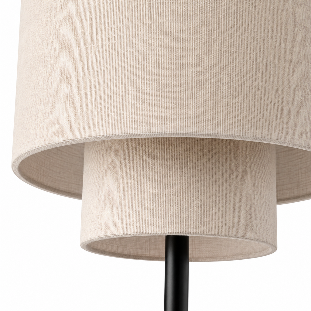 Pebble Pendant Light - Boho Layered Fabric Kitchen and Dining Light