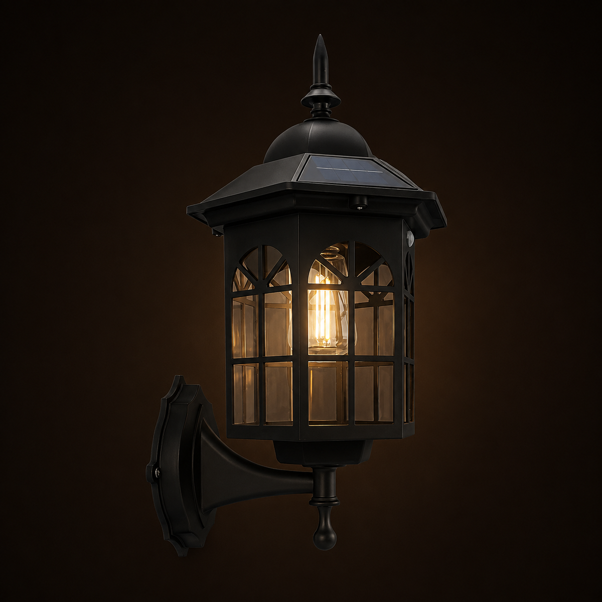 Solar Wall Light - Retro Outdoor Induction Garden Lantern
