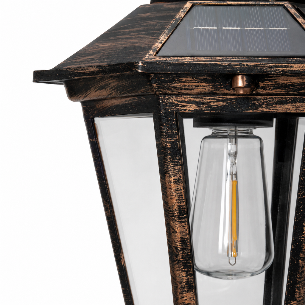 Solar Wall Light - Retro Outdoor Induction Garden Lantern