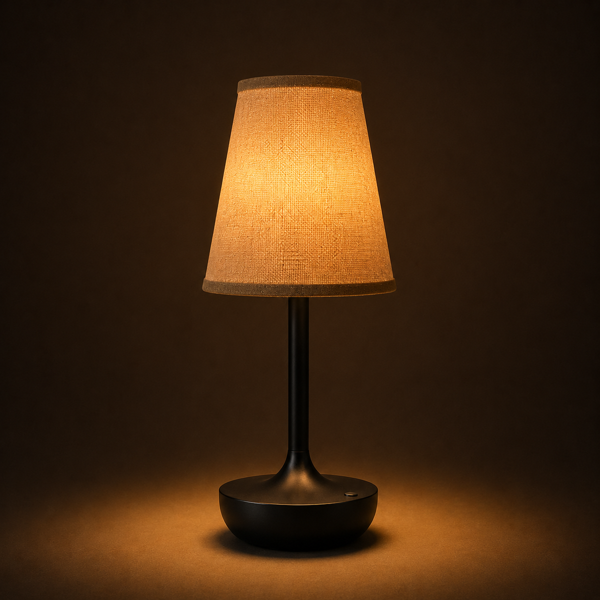 Rechargeable Table Lamp - Dimmable USB Fabric Bedside Lamp