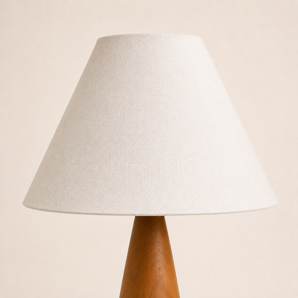 Wood Mushroom Table Lamp - Nordic Retro Bedside Lamp