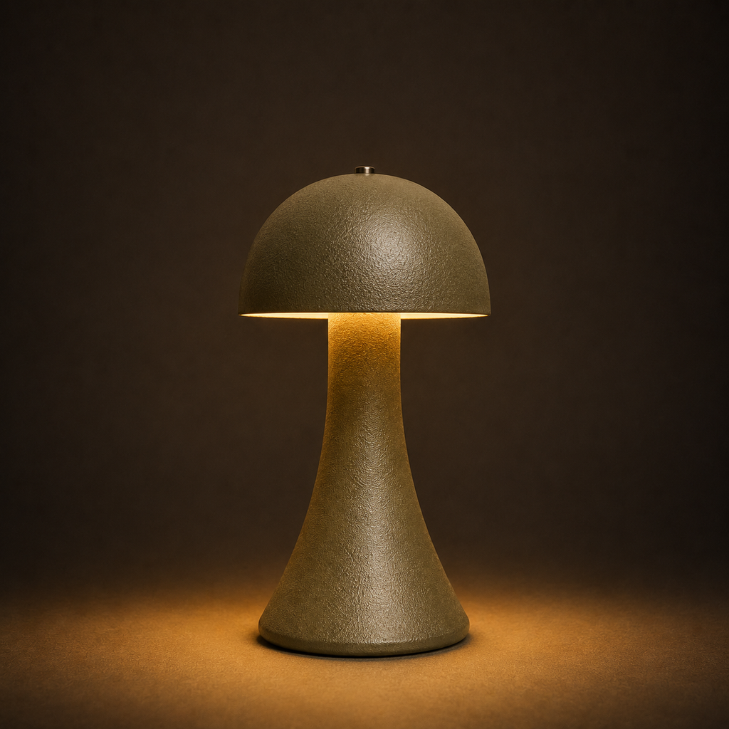 Rechargeable Mushroom Table Lamp - Touch Bedside Lamp