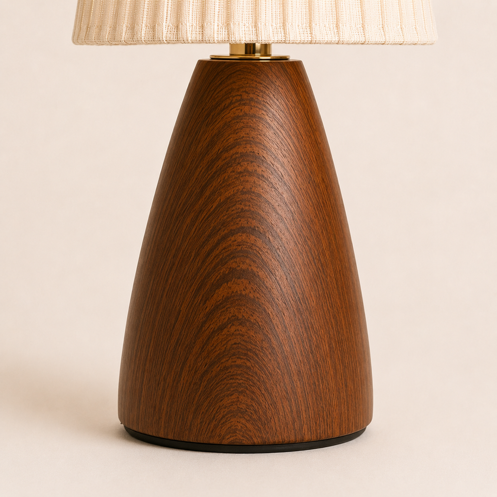 Pleated Table Lamp - Retro Fabric USB Study Lamp