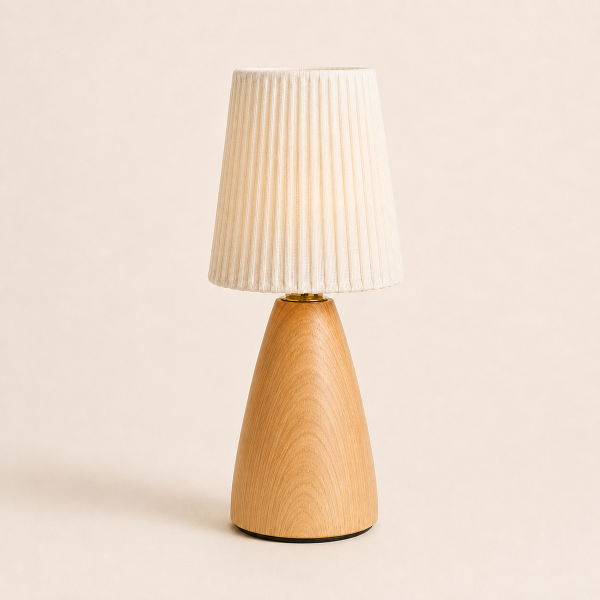 Pleated Table Lamp - Retro Fabric USB Study Lamp