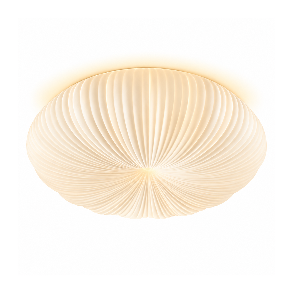 Round LED Flush Ceiling Light | White Acrylic, 30-55 cm, 3-Colour Switchable