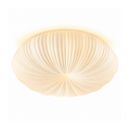 Round LED Flush Ceiling Light | White Acrylic, 30-55 cm, 3-Colour Switchable