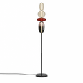 Stacked Glass Totem Floor Lamp | 4 Shades, 130/160 cm, Dimmable Standing Light