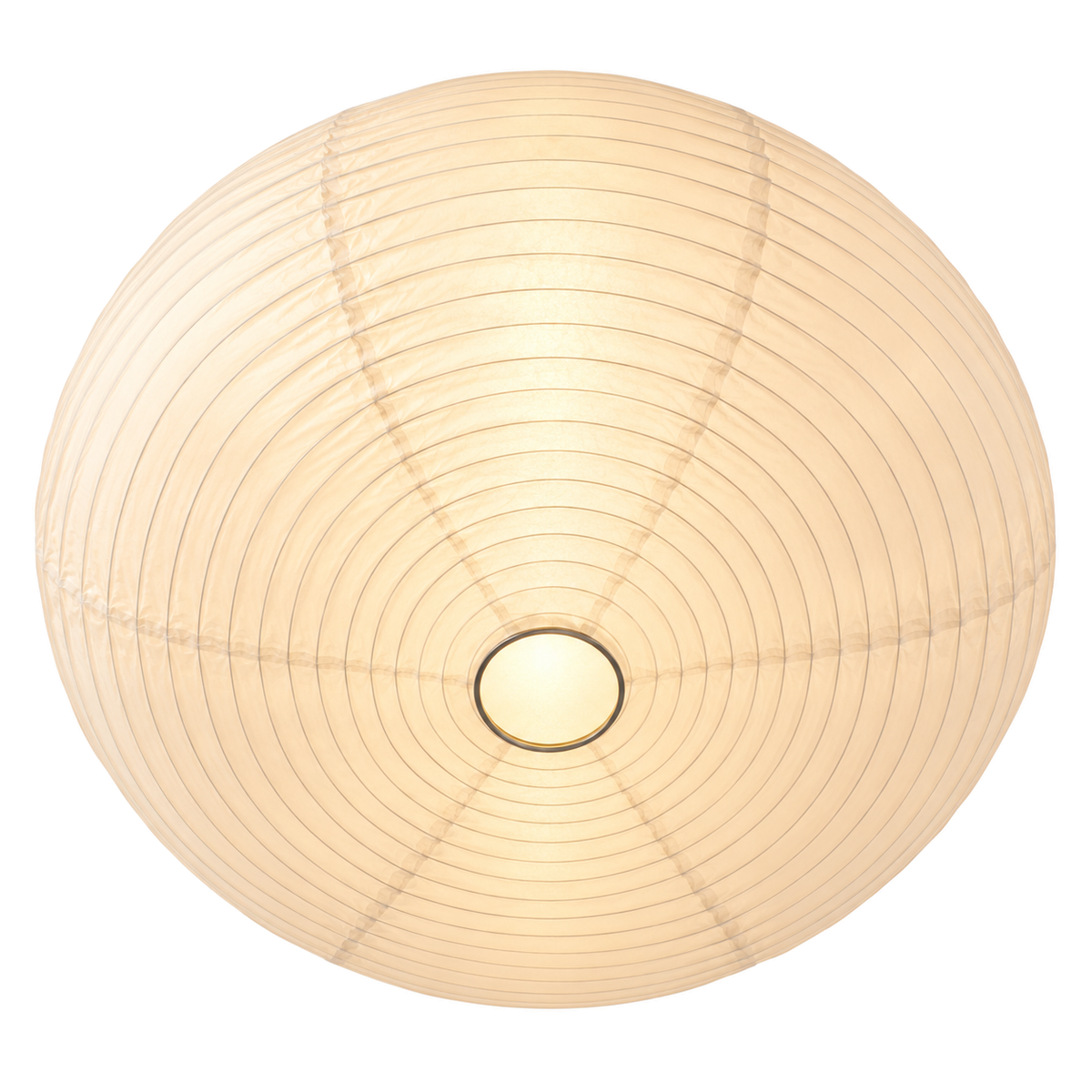 Oval Paper Pendant Light | Japanese Wabi-Sabi Lantern, 50 or 60 cm, White or Black Fitting