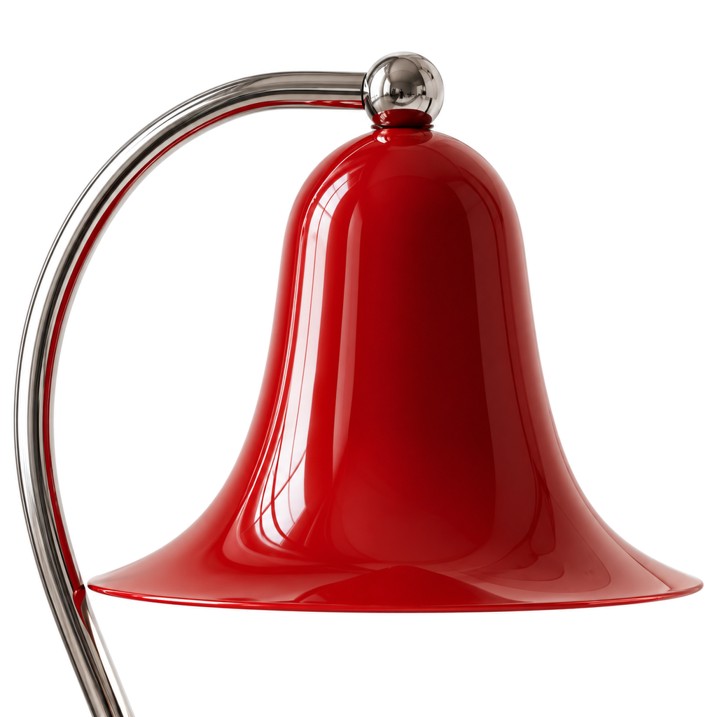 Bell Shade Candle Warmer Lamp | Chrome Arm & Base, Silver Red Yellow or Pink, Gift for Her
