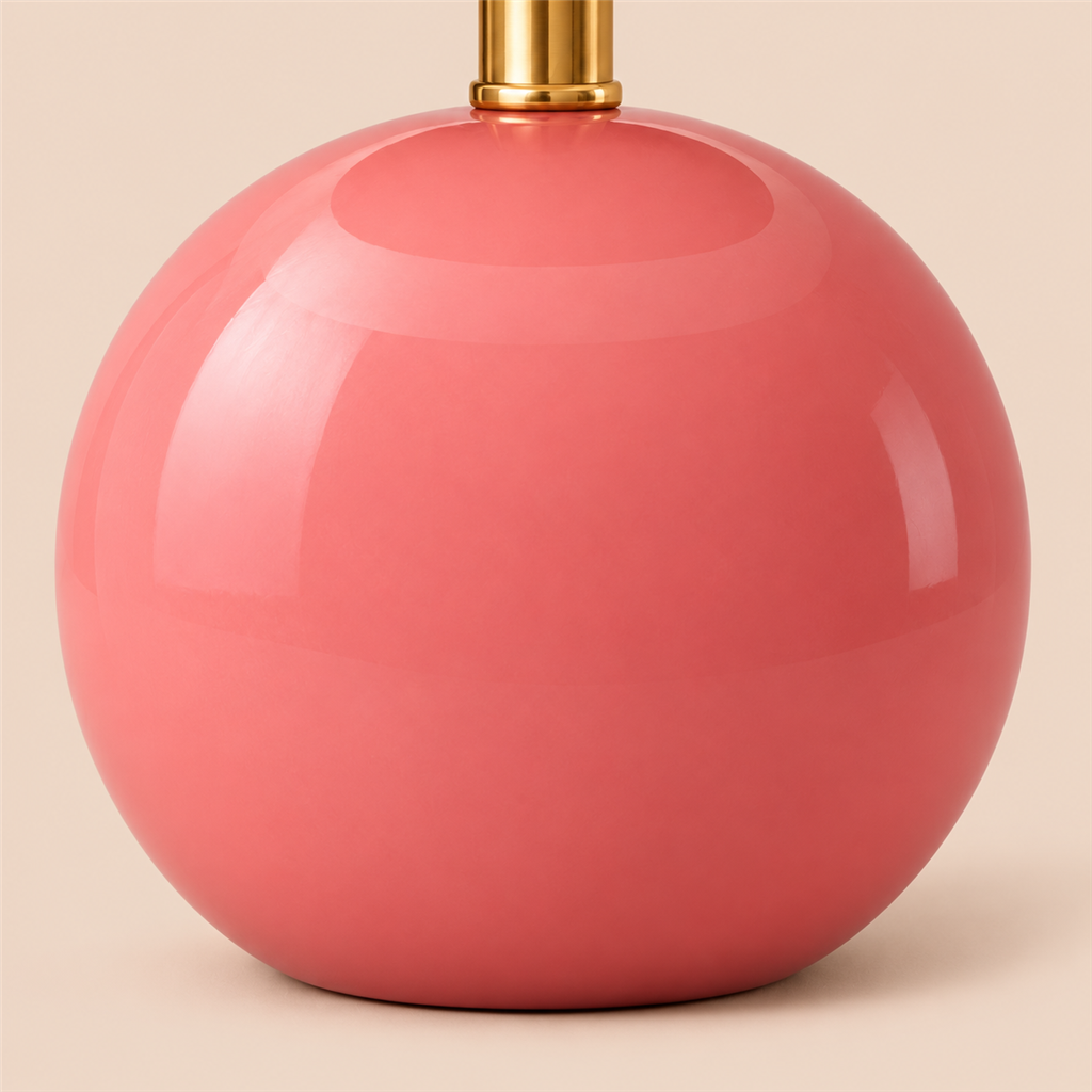 Mushroom Table Lamp | Acrylic Dome & Lacquered Base, 20 cm, 5 Colours
