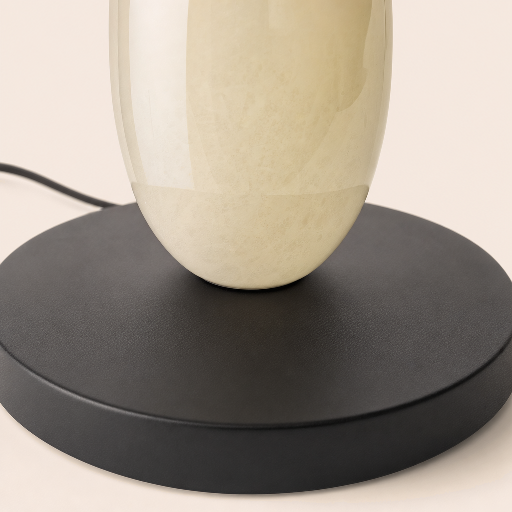 Stacked Glass Totem Table Lamp | 4 Coloured Shades, 66 cm, Console & Sideboard