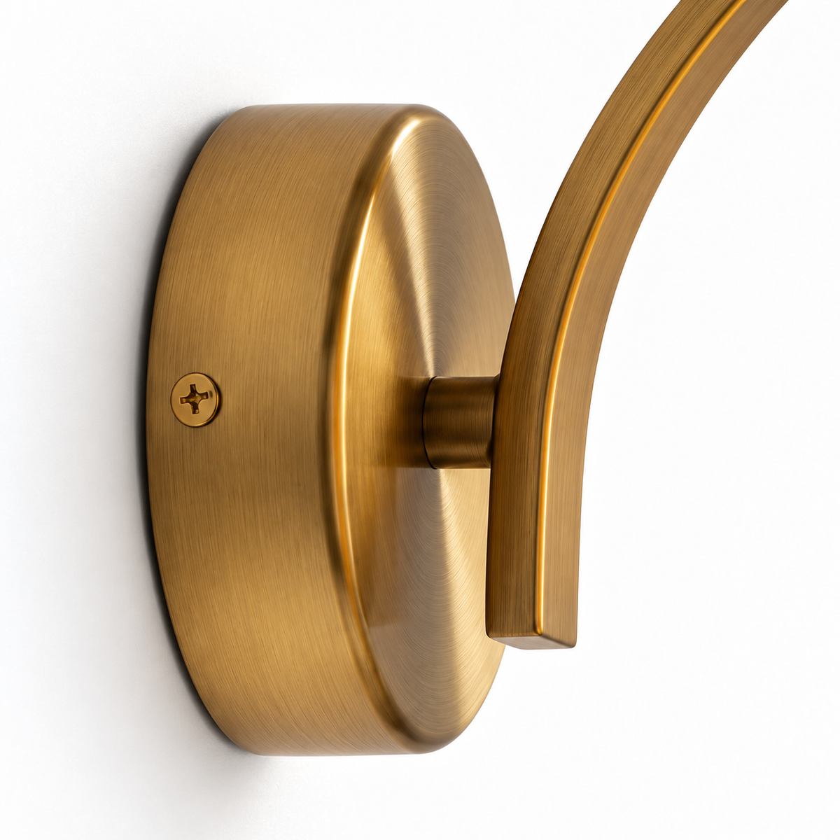 Beehive Glass Wall Light | Cream or White Ribbed Opal Shade, Bronze Arm, Pull Switch Option