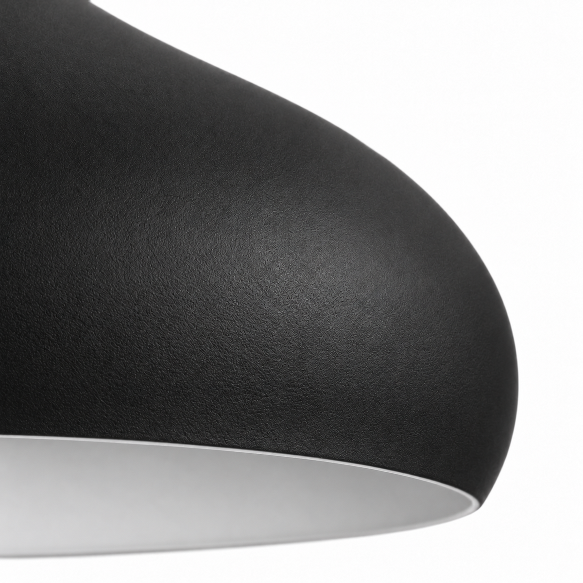 Dome Pendant Light | Matt Metal & Wooden Accent, 4 Colours, Kitchen & Dining